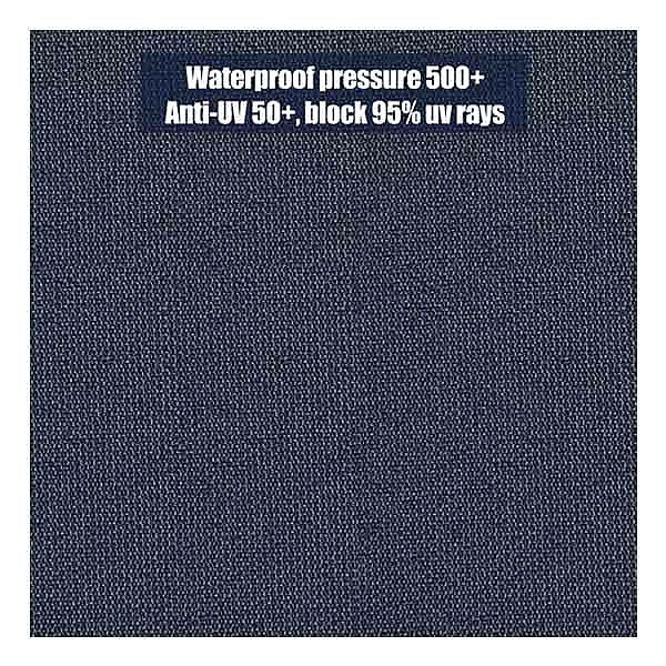 Solar-LED-Freischwinger-Terrassenschirm mit 360-Grad-Drehung - 11U01K