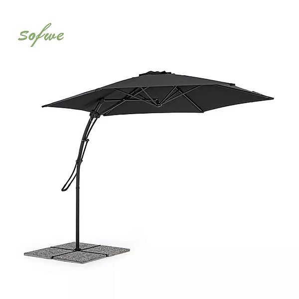 Großhandel Outdoor Sonnenschirm Patio Cantilever Regenschirm mit Basis - 11U02A