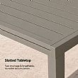 Ausziehbarer Aluminium-Esstisch für die Terrasse mit Lattenplatte im Großhandel - 11D08B