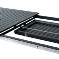 Ausziehbarer Butterfly Flip-Esstisch aus Aluminium - 11D08M