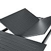 Ausziehbarer Butterfly Flip-Esstisch aus Aluminium - 11D08M