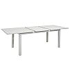 Weißer Aluminium-ausziehbarer Terrassentisch für 6-8 Personen - 11D26D