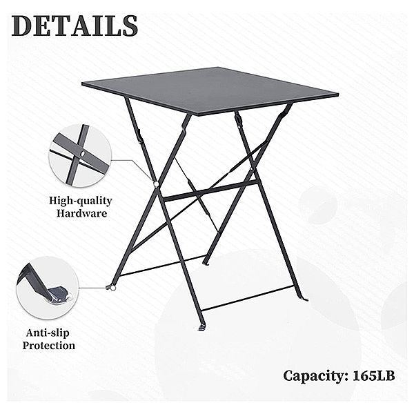 3-teiliges Terrassen-Bistro-Set - 10B01B