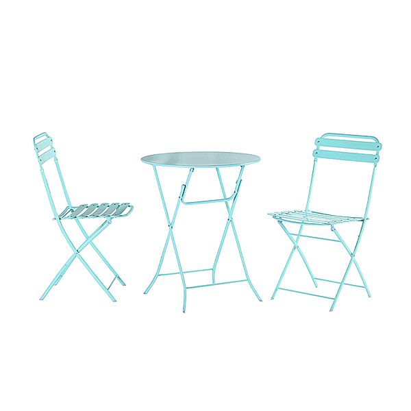 3-teiliges, zusammenklappbares Bistro-Set für die Terrasse - 10B01G