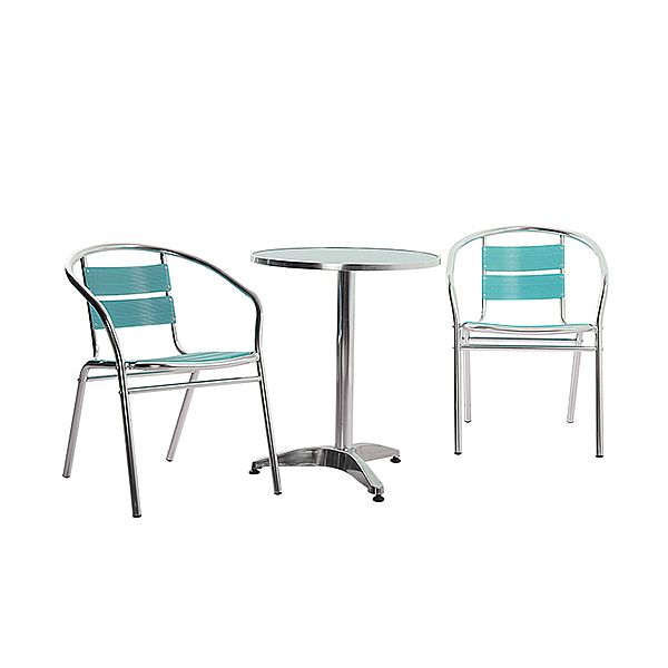 3-teiliges, wasserdichtes Bistro-Set aus Aluminium - 10B01S