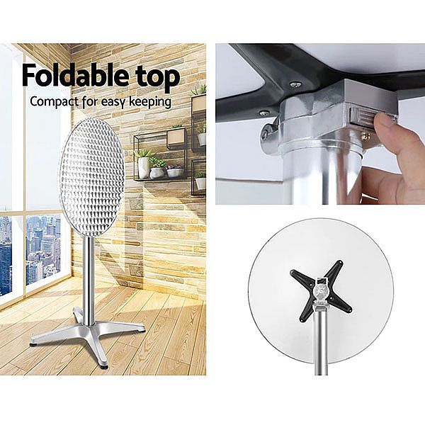 3-teiliges Outdoor-Bar-Set aus Aluminium - 10B01U