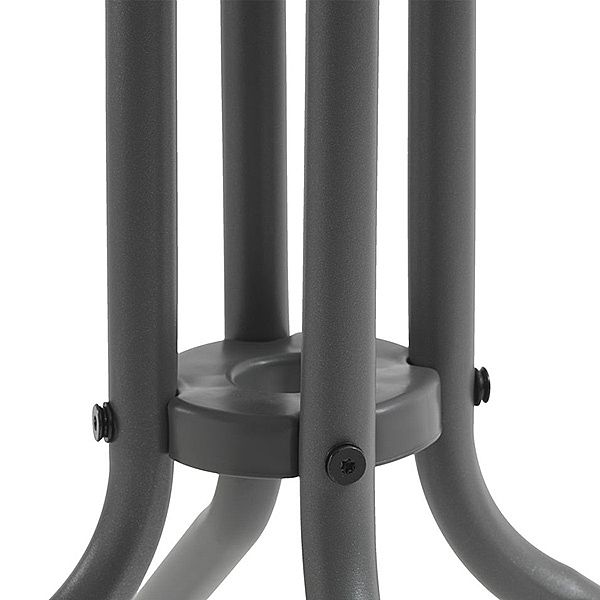 Rattan-Bistromöbel-Set mit rundem Tisch und Stühlen - 10B01X