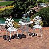 Antike Bistro-Sets aus gegossenem Aluminium für den Außenbereich - 10B02B