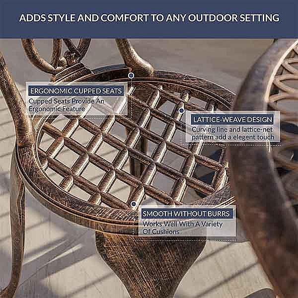 Metall-Balkon-Garten-Terrasse-Bistro-Set - 10B02C