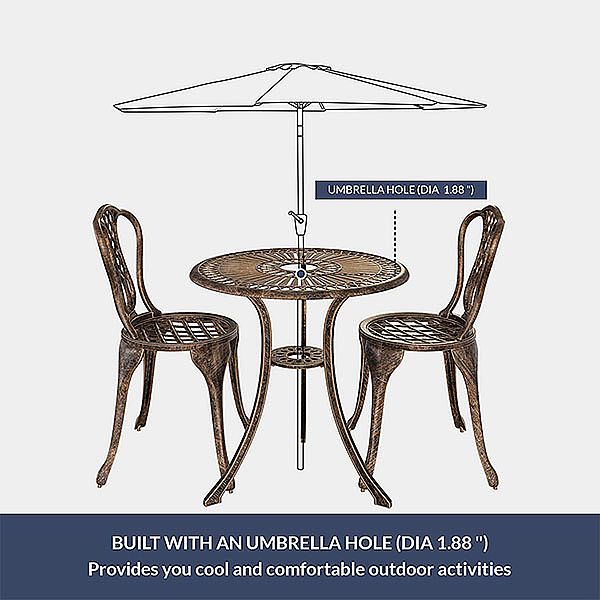 Metall-Balkon-Garten-Terrasse-Bistro-Set - 10B02C