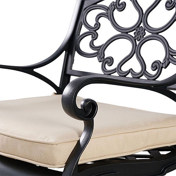 3-teiliges Terrassen-Bistro-Set aus Aluminiumguss - 10B02F