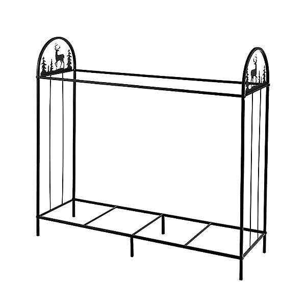 Kaminholzständer mit Rentiermuster - 12H01D