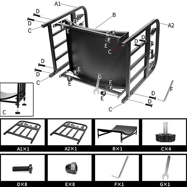 Großhandel für Brennholzständer mit weihnachtlichen Elementen - 12H01G