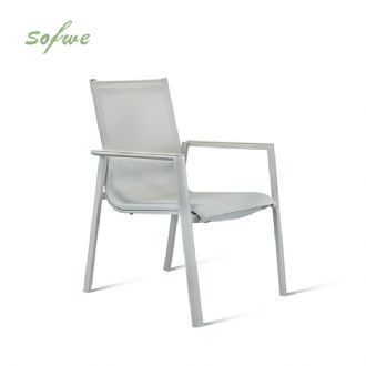 Aluminium Patio Garten Esszimmer Sessel