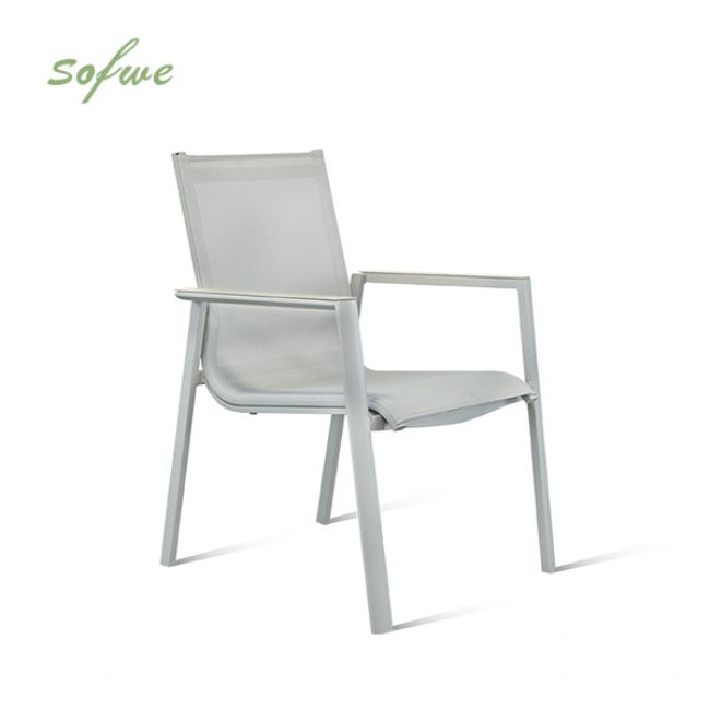 Aluminium Patio Garten Esszimmer Sessel - 11D11E