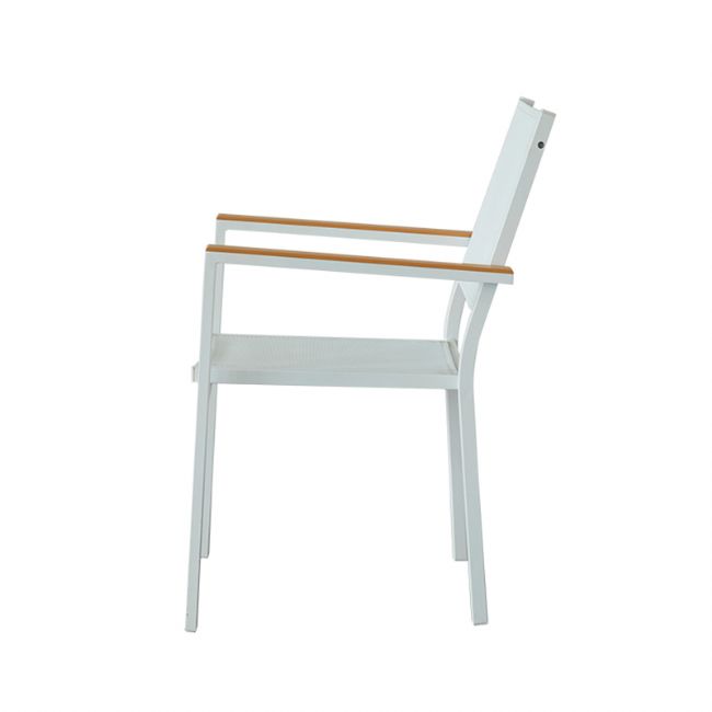 Outdoor Garten Aluminium Stapelsessel - 11D11H