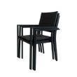 Outdoor Garten Aluminium Stapelsessel - 11D11H