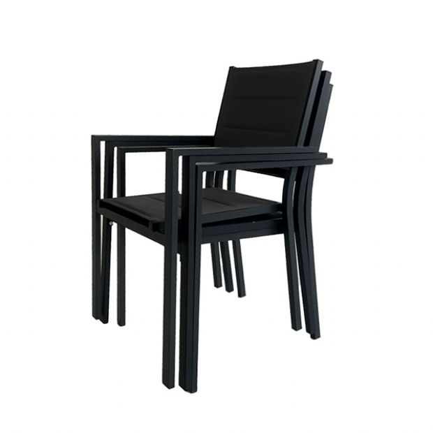 Outdoor Garten Aluminium Stapelsessel - 11D11H