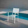 Outdoor Garten Aluminium Stapelsessel - 11D11H