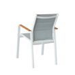 Garten Aluminium Baumwolle gepolstert Dining Armchair - 11D11I