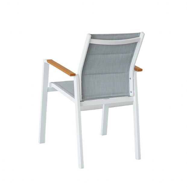 Garten Aluminium Baumwolle gepolstert Dining Armchair - 11D11I