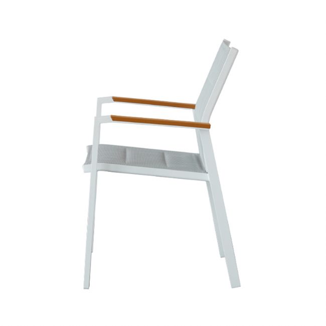 Garten Aluminium Baumwolle gepolstert Dining Armchair - 11D11I