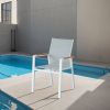 Garten Aluminium Baumwolle gepolstert Dining Armchair - 11D11I
