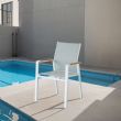 Garten Aluminium Baumwolle gepolstert Dining Armchair - 11D11I