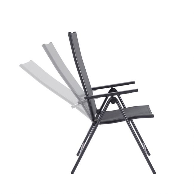 Klappbarer Gartensessel aus Aluminium - 11D11L