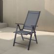Klappbarer Gartensessel aus Aluminium - 11D11L