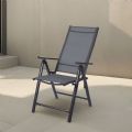 Klappbarer Gartensessel aus Aluminium - 11D11L