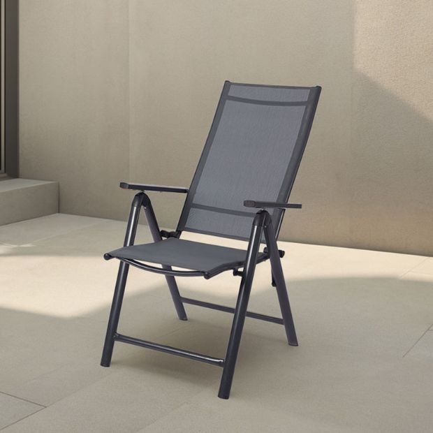Klappbarer Gartensessel aus Aluminium - 11D11L