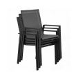 Terrasse Garten Balkon Außenbereich Aluminium-Sessel - 11D12D