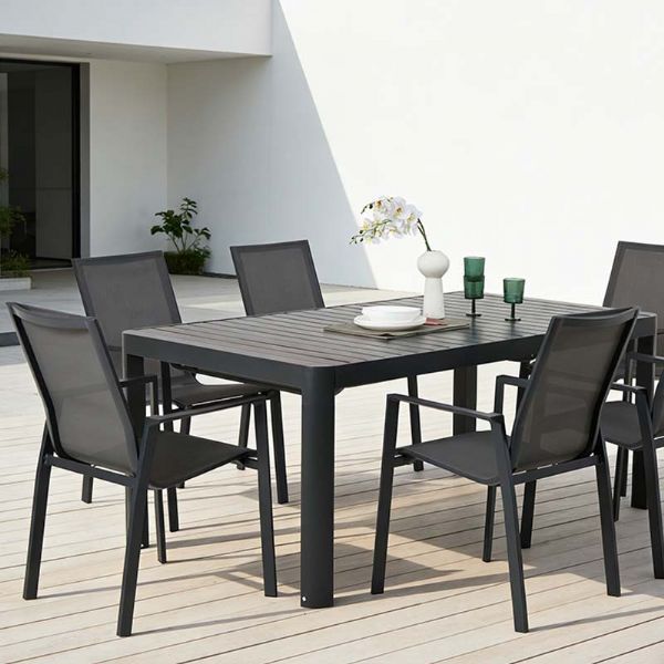 Terrasse Garten Balkon Außenbereich Aluminium-Sessel - 11D12D