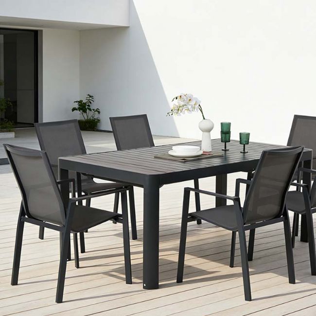 Terrasse Garten Balkon Außenbereich Aluminium-Sessel - 11D12D