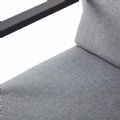 Liegestuhl mit hoher Rückenlehne für den Außenbereich und Kissen aus gesponnenem Polyester - 11D12K
