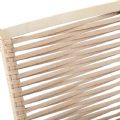 Outdoor-Esszimmerstuhl aus Aluminium und geflochtenem Seil - 11D27C