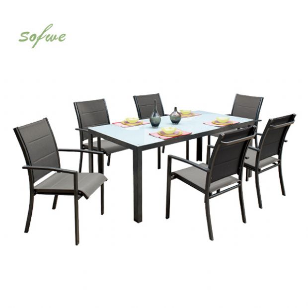 Graues 7-teiliges Aluminium-Essgeschirr für draußen - 11D01A