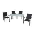 Graues 7-teiliges Aluminium-Essgeschirr für draußen - 11D01A