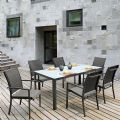 Graues 7-teiliges Aluminium-Essgeschirr für draußen - 11D01A