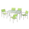 Grünes 6-teiliges Aluminium-Essgeschirr für draußen - 11D01D