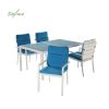 Blaues 6-teiliges Aluminium-Essgeschirr für draußen - 11D01E