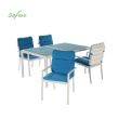 Blaues 6-teiliges Aluminium-Essgeschirr für draußen - 11D01E
