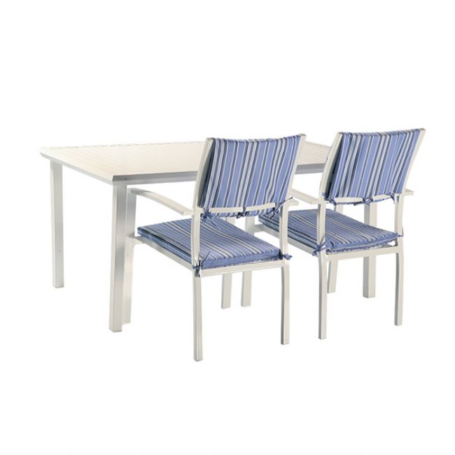 Blaues 6-teiliges Aluminium-Essgeschirr für draußen - 11D01E