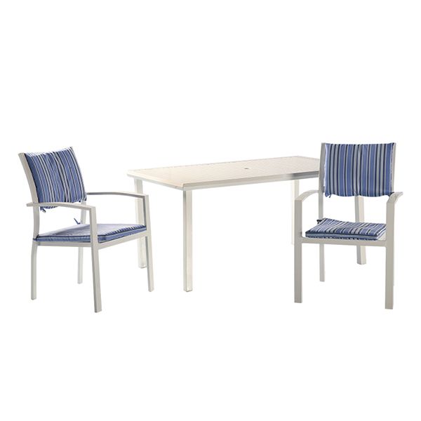Blaues 6-teiliges Aluminium-Essgeschirr für draußen - 11D01E
