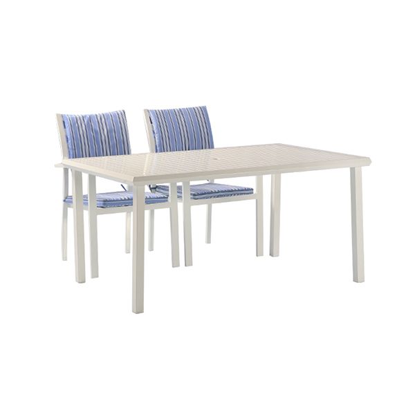 Blaues 6-teiliges Aluminium-Essgeschirr für draußen - 11D01E