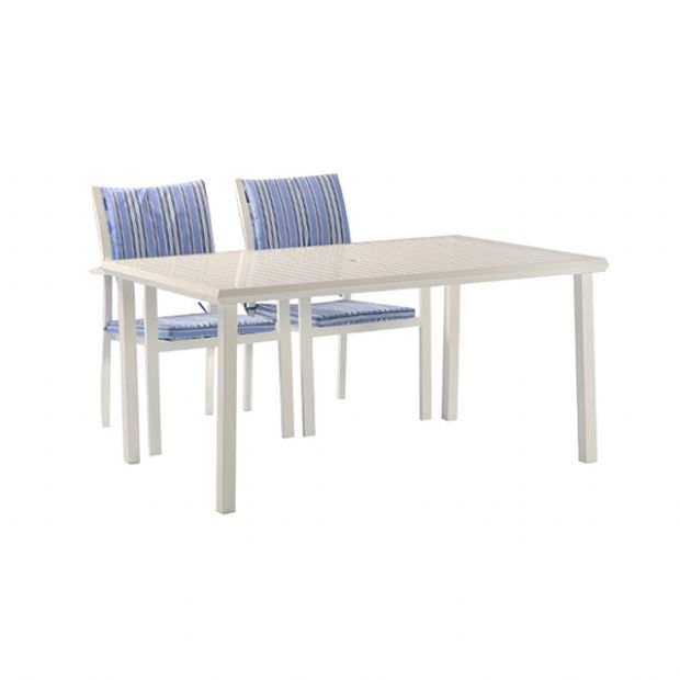 Blaues 6-teiliges Aluminium-Essgeschirr für draußen - 11D01E