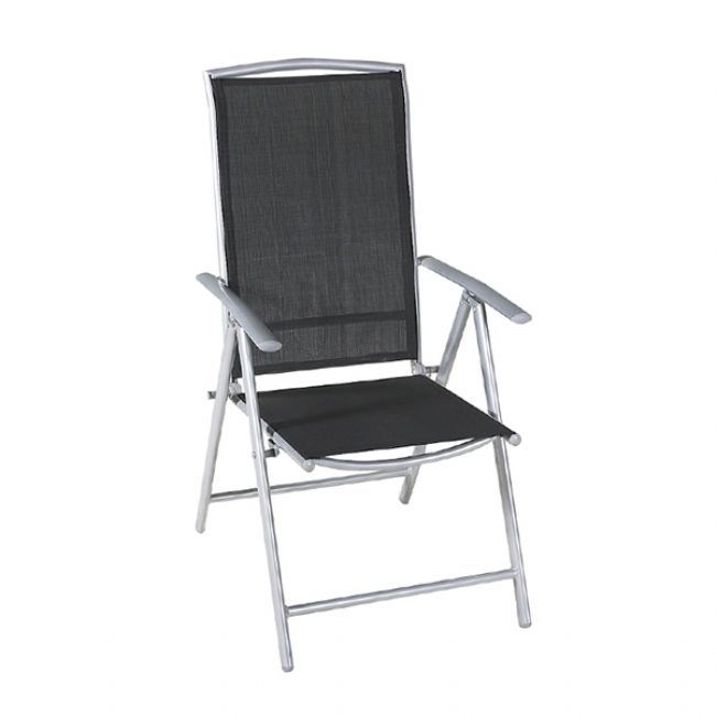 Allwetter-Garten-Esstisch und -Stühle aus Aluminium - 11D01F