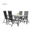 5-teiliges Garten-Essmöbel-Set aus Aluminium - 11D01L