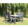 5-teiliges Garten-Essmöbel-Set aus Aluminium - 11D01L